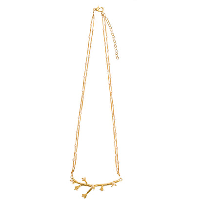 COLLAR PENSAMIENTO PERLA