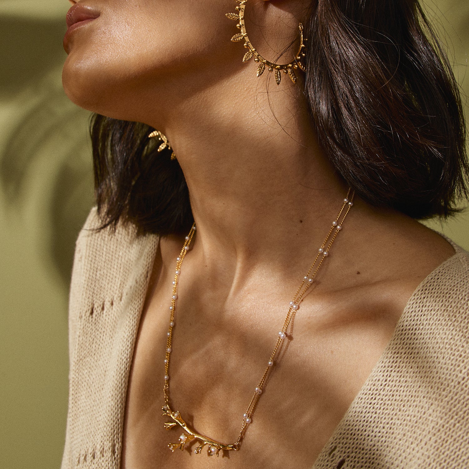 COLLAR PENSAMIENTO PERLA