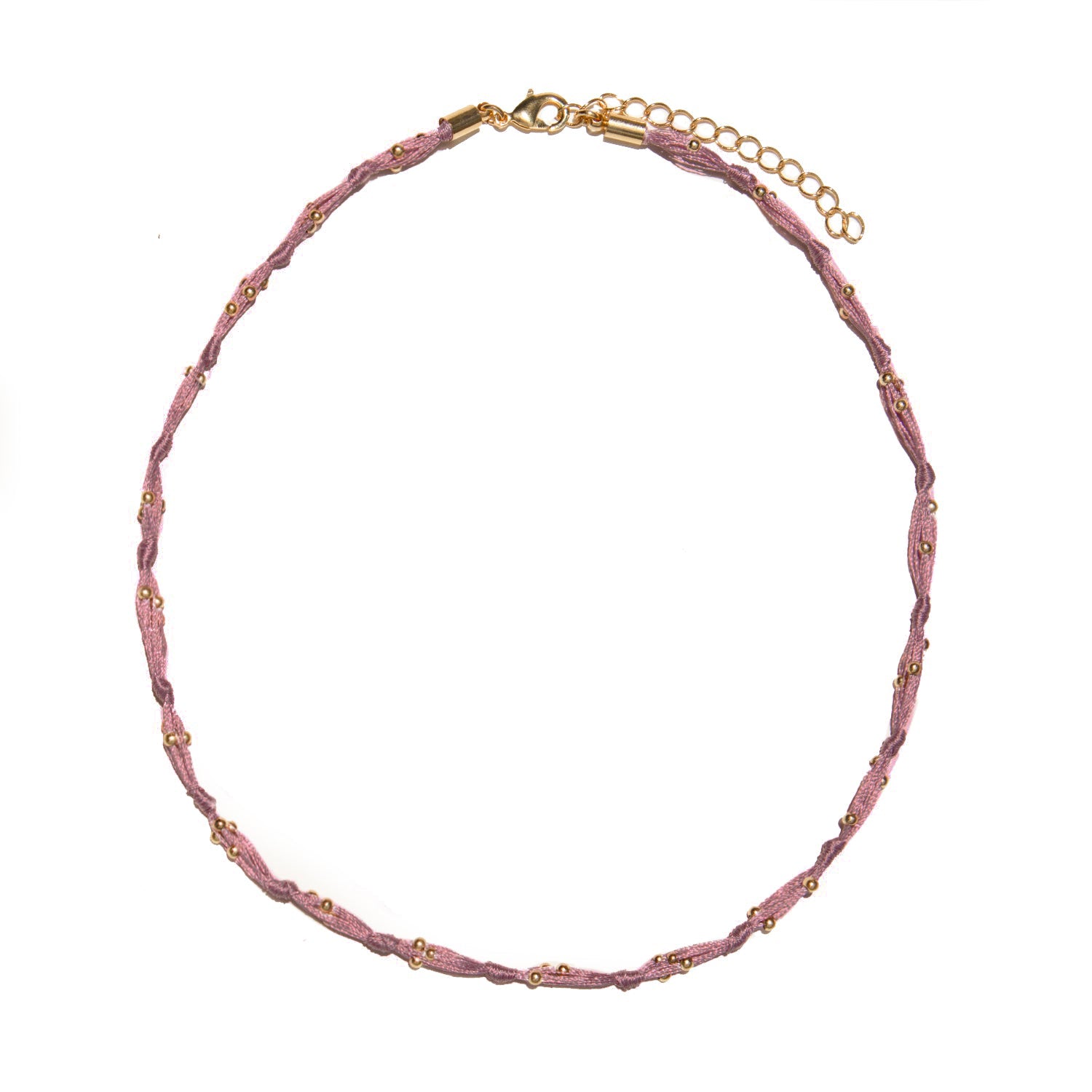 COLLAR SIARA SILK MAGENTA