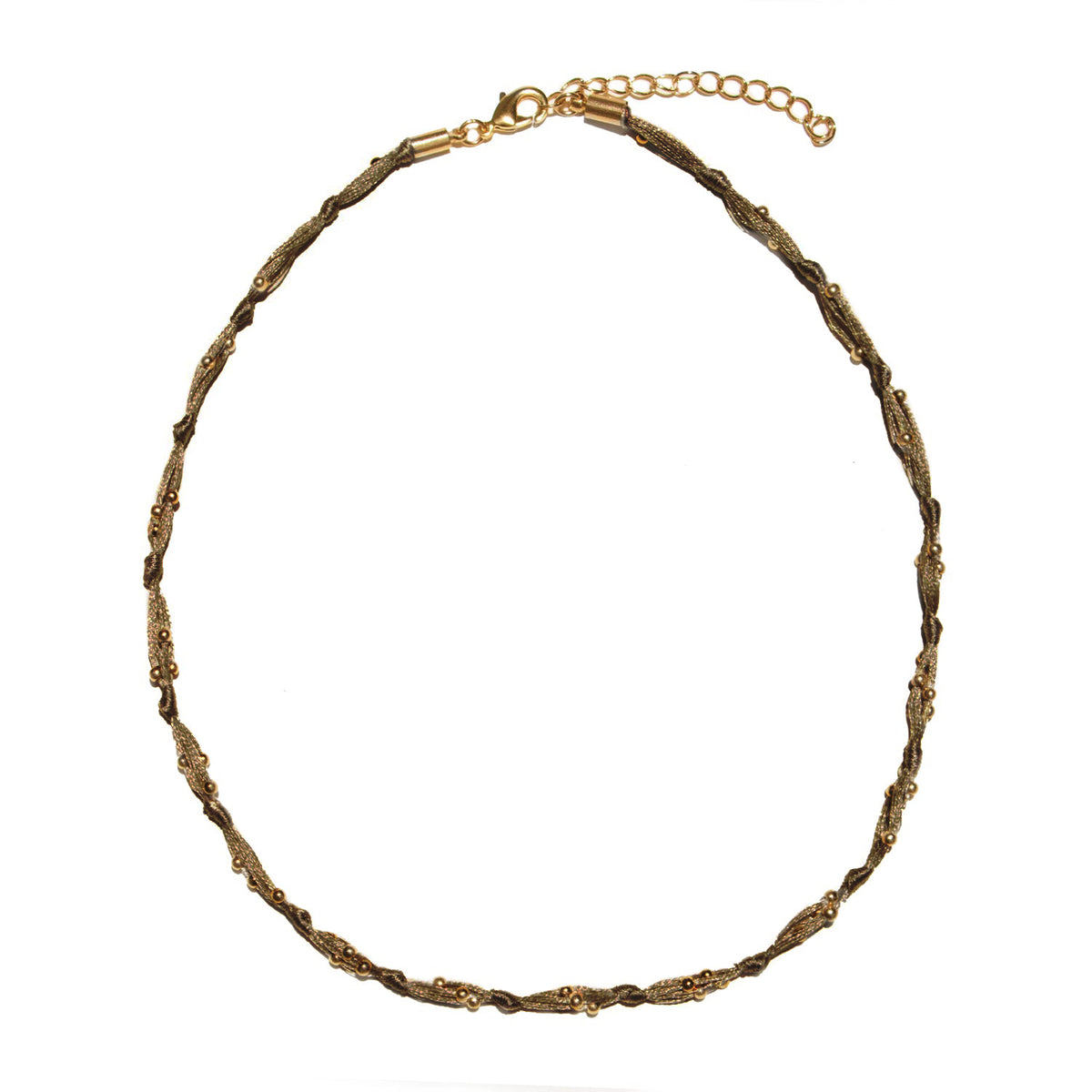COLLAR SIARA SILK VERDE OSCURO