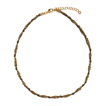 COLLAR SIARA SILK VERDE OSCURO