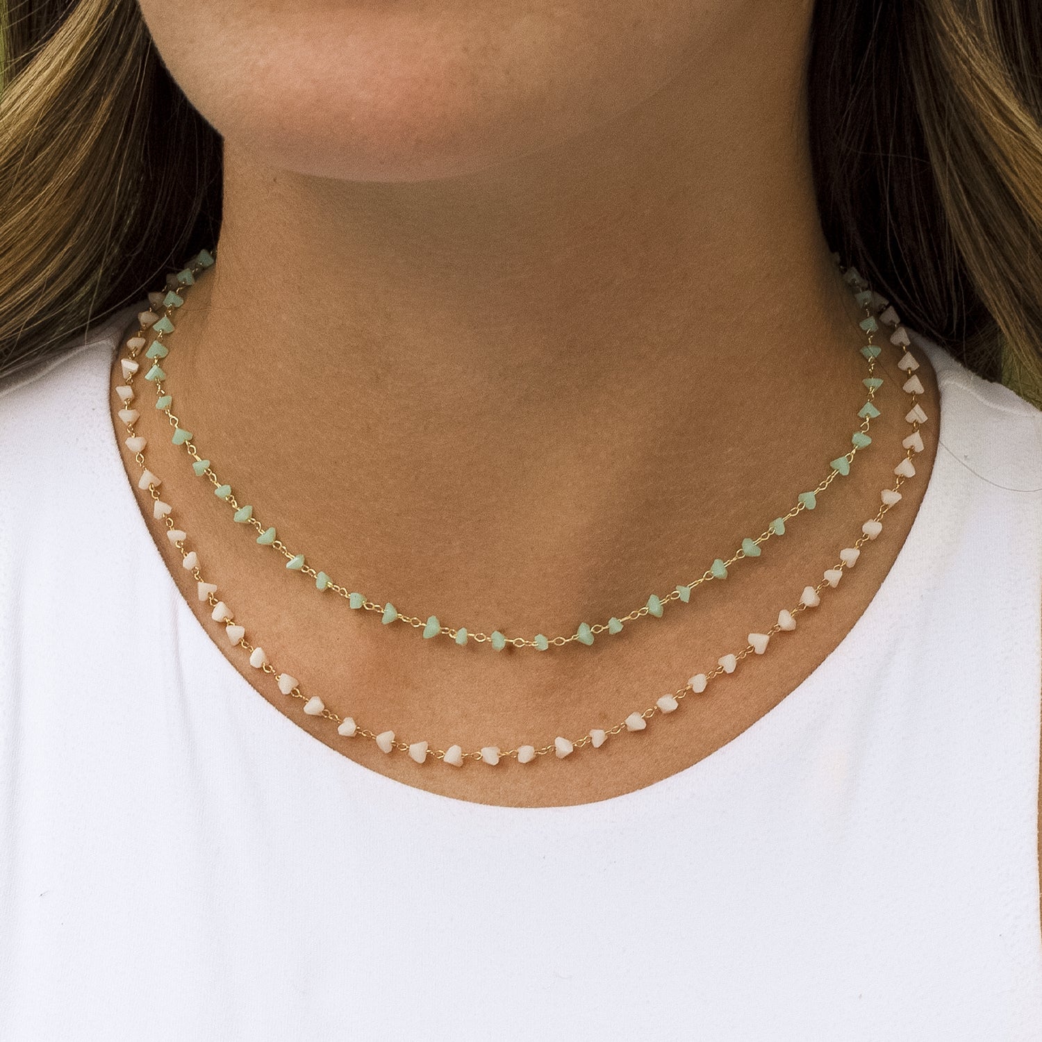 COLLAR CRISTAL VERDE