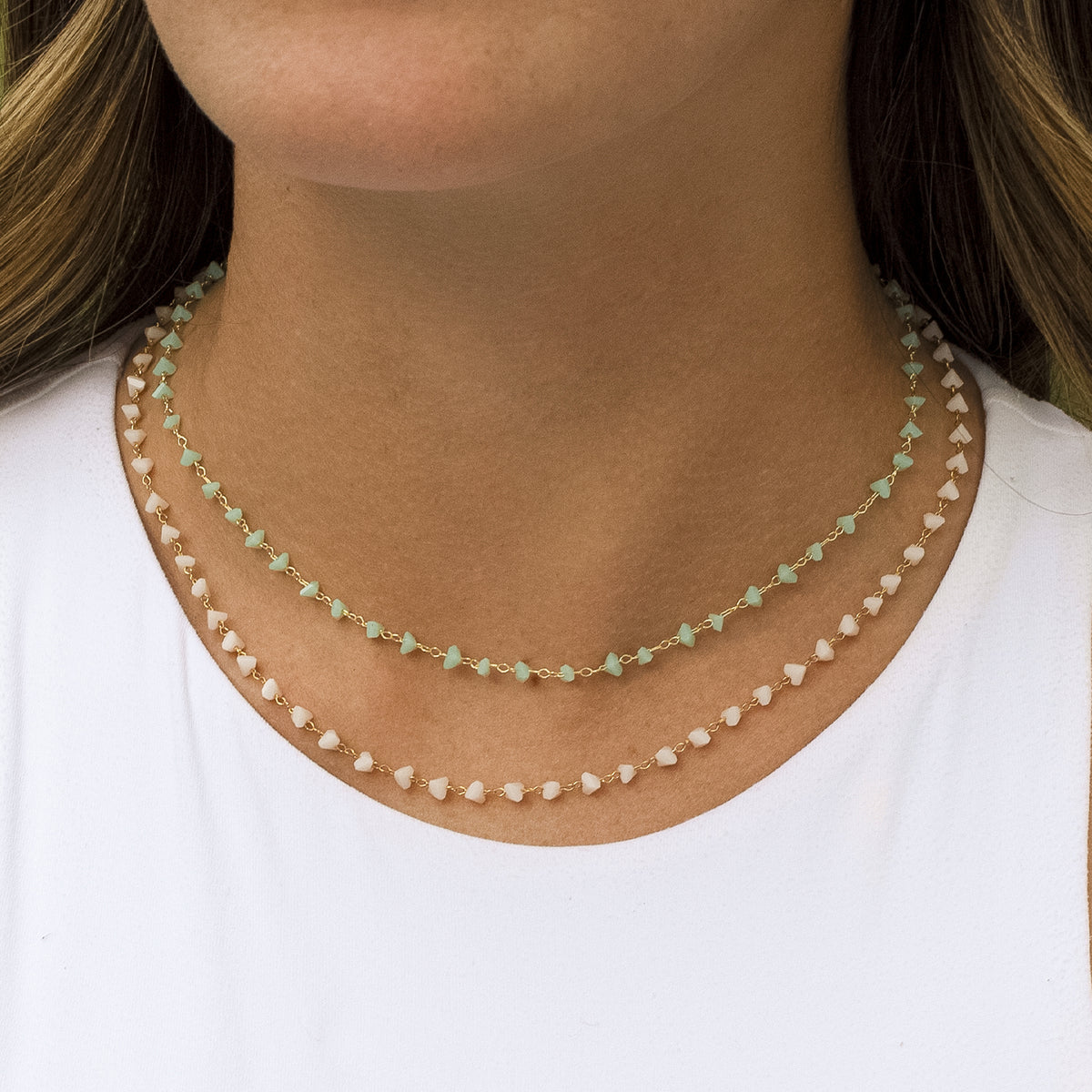 COLLAR CRISTAL VERDE