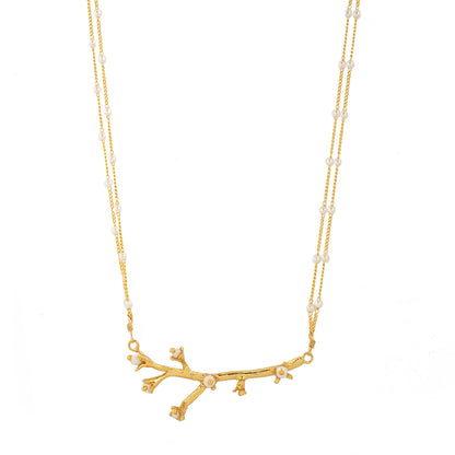 COLLAR PENSAMIENTO PERLA