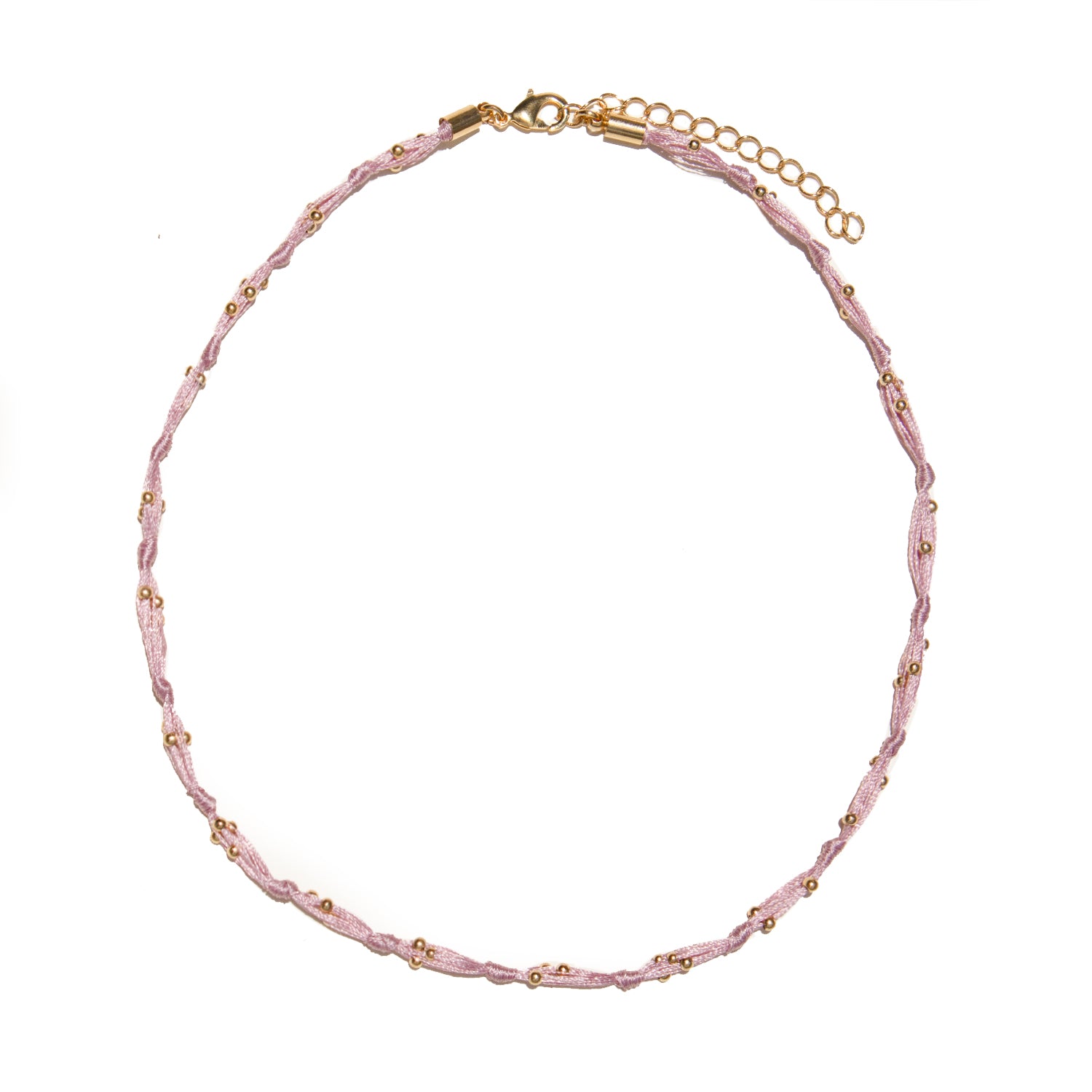 COLLAR SIARA SILK ROSADO