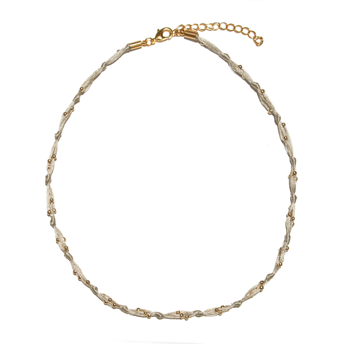 COLLAR SIARA SILK BEIGE