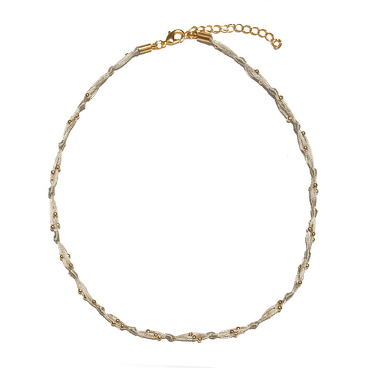 COLLAR SIARA SILK BEIGE