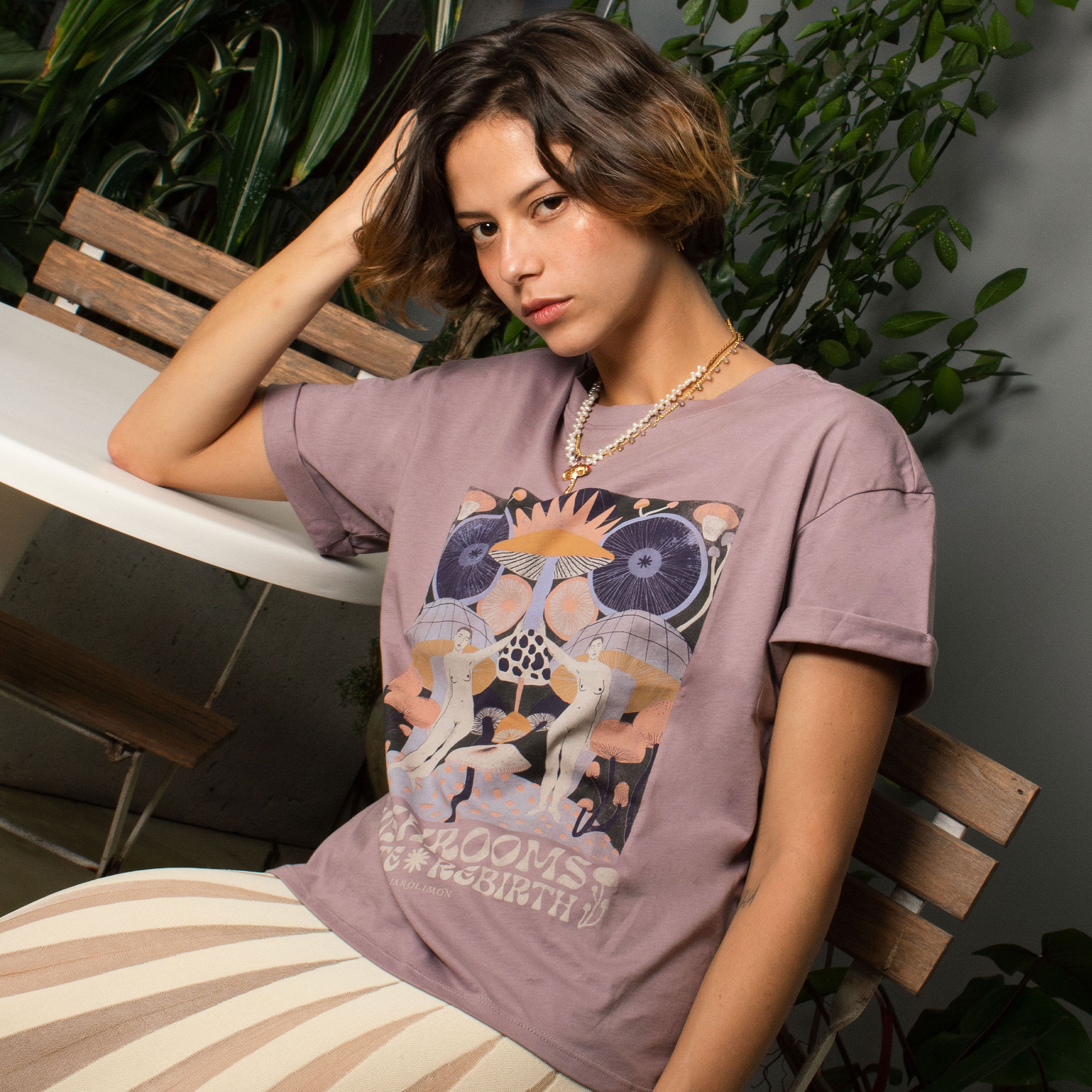 FUNGUS T-SHIRT PURPLE