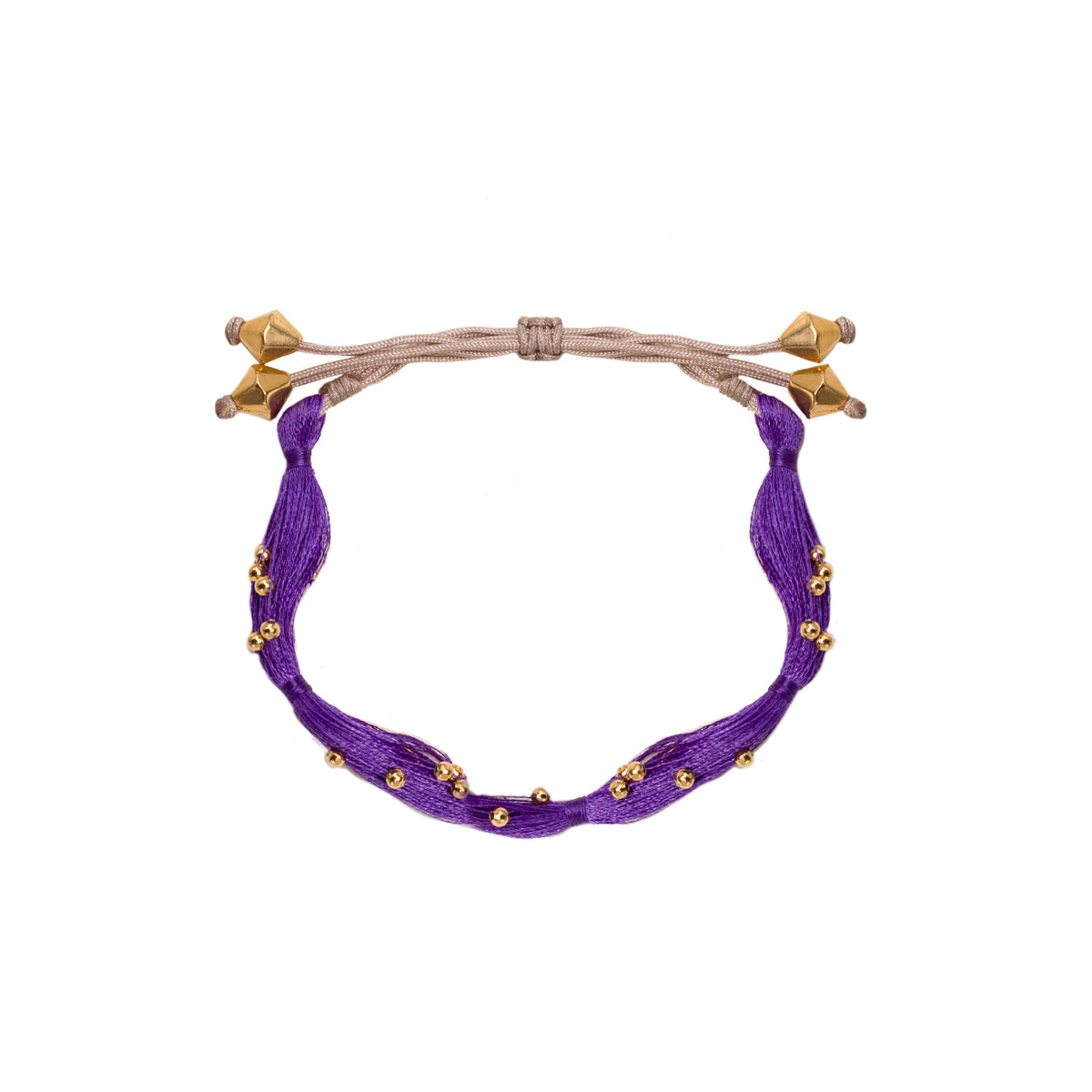 PULSERA SIARA SILK PURPLE