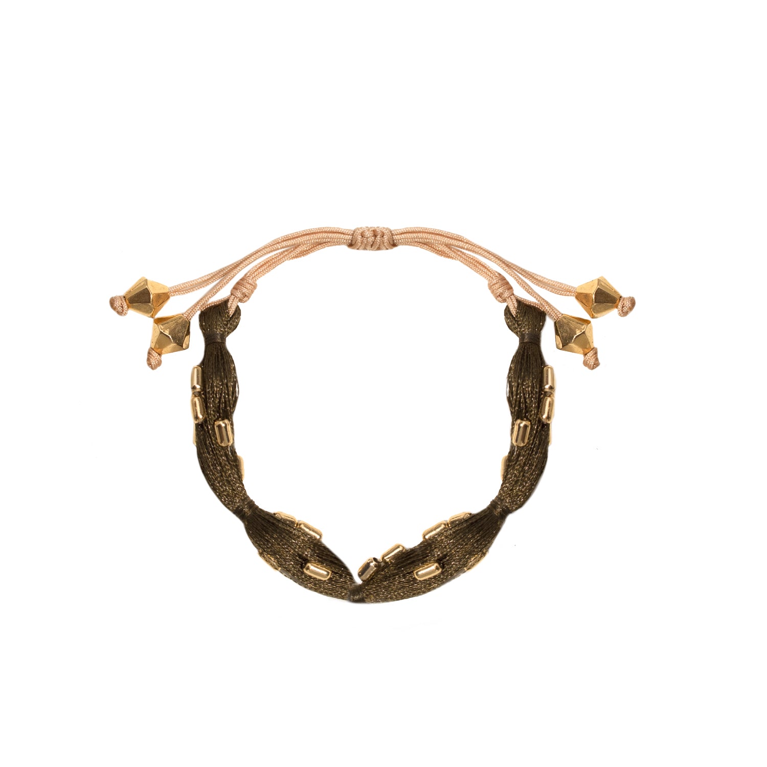 PULSERA SIARA SILK VERDE OSCURO