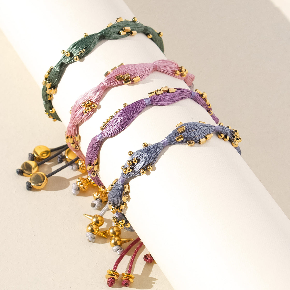 PULSERA SIARA SILK VERDE
