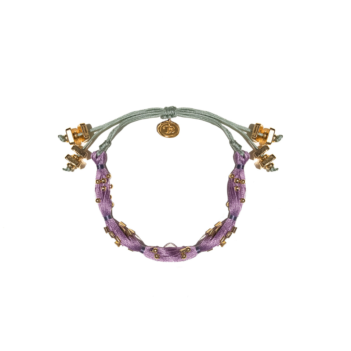 PULSERA SIARA SILK MORADA