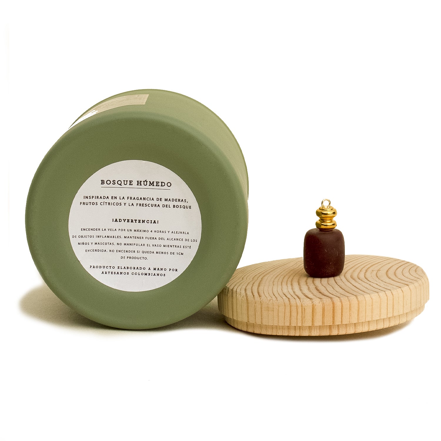 VELA AROMATICA BOSQUE HUMEDO 200GR